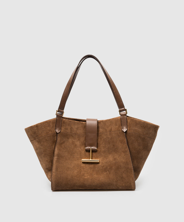 Tom Ford TARA brown suede tote bag L1762LCL068G buy with Malta delivery at Symbol