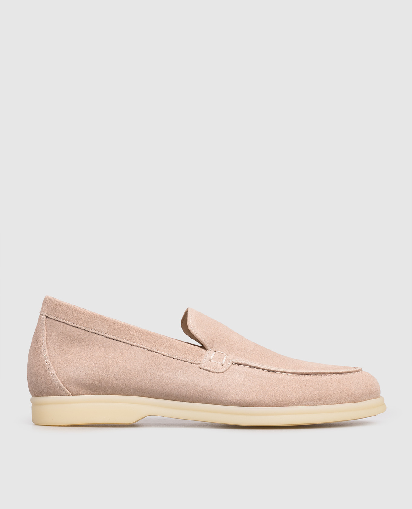 

Beige suede loafers Babe Pay Pls