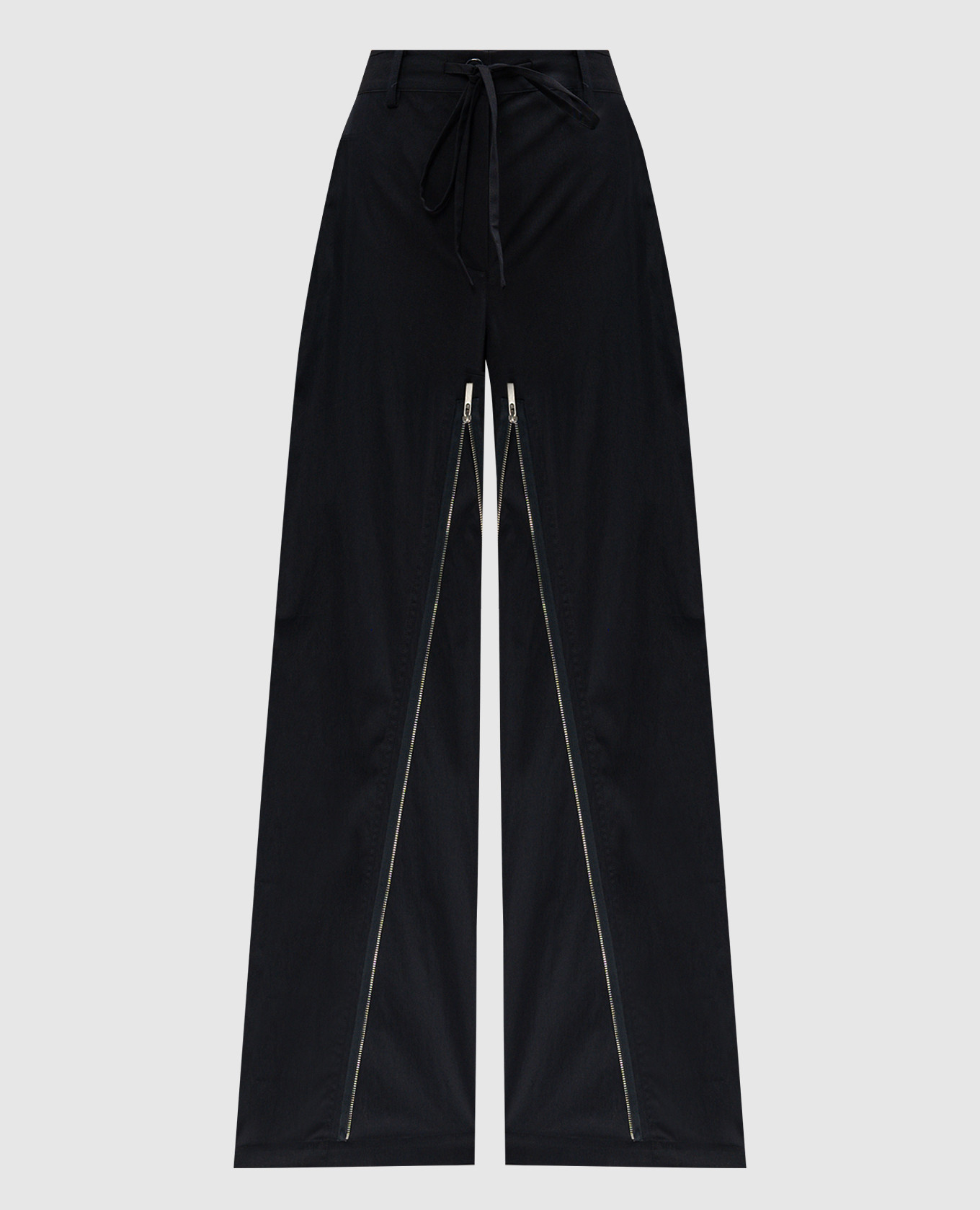 

Blue pants with zippers Helmut Lang