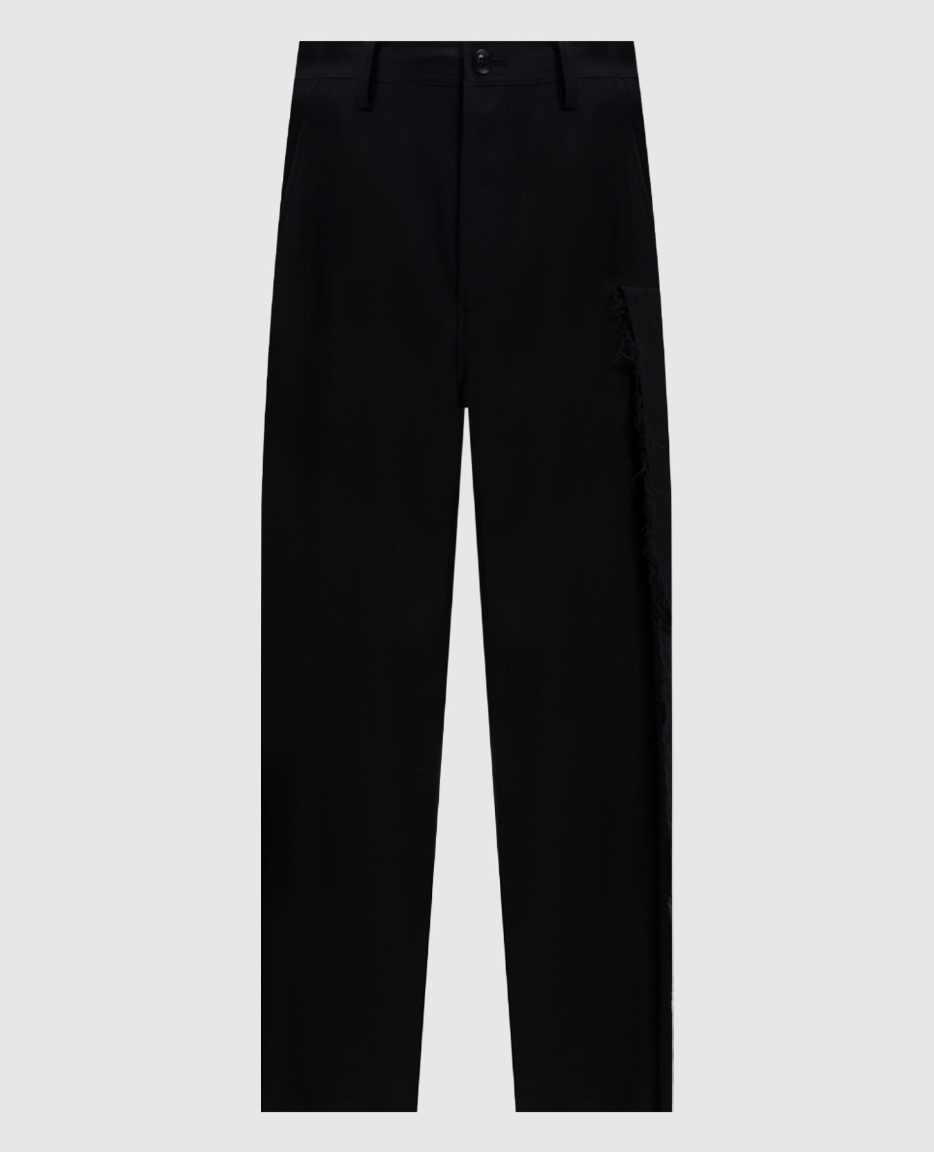

Black pants made of wool Y`S Yamamoto