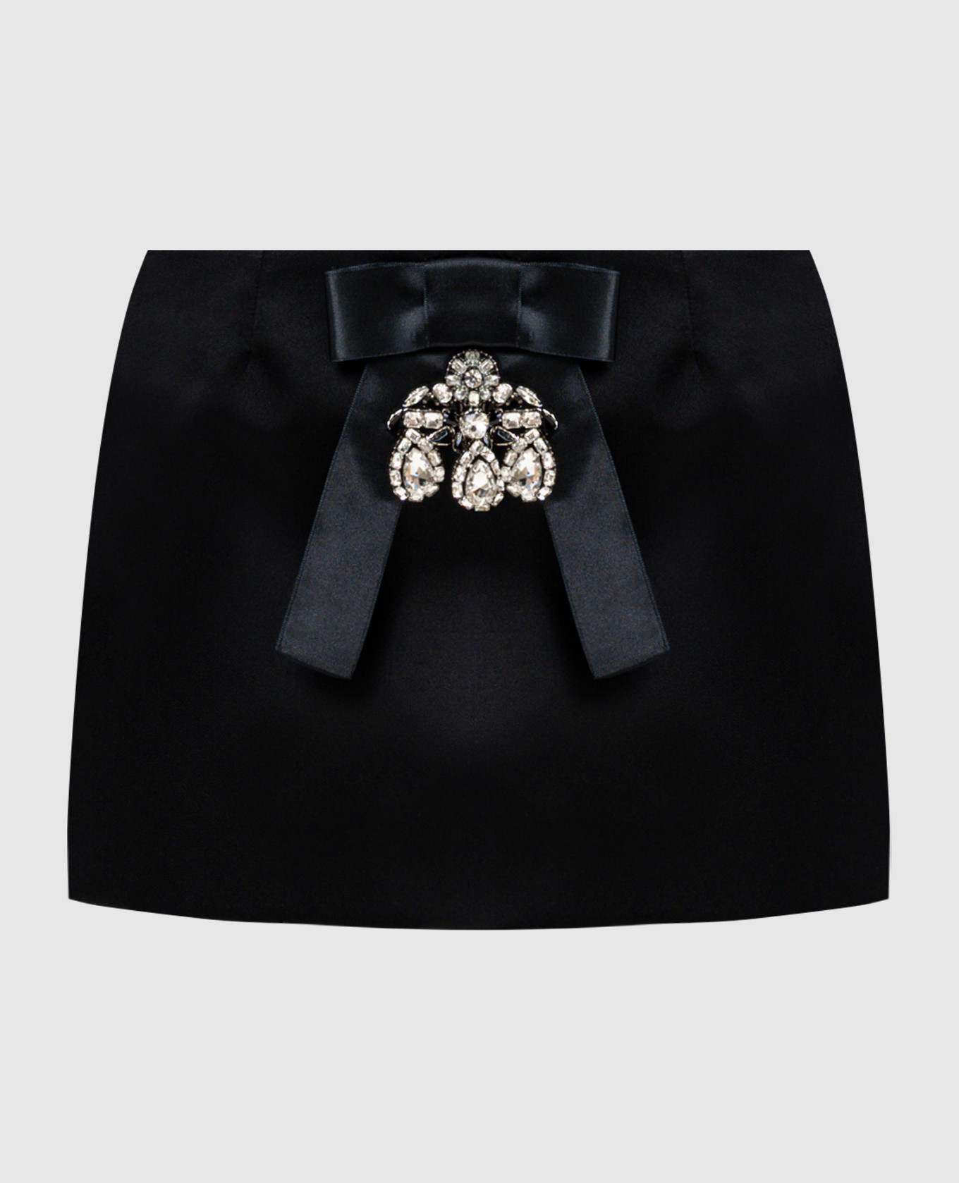 

Black mini skirt with crystals Dolce&Gabbana