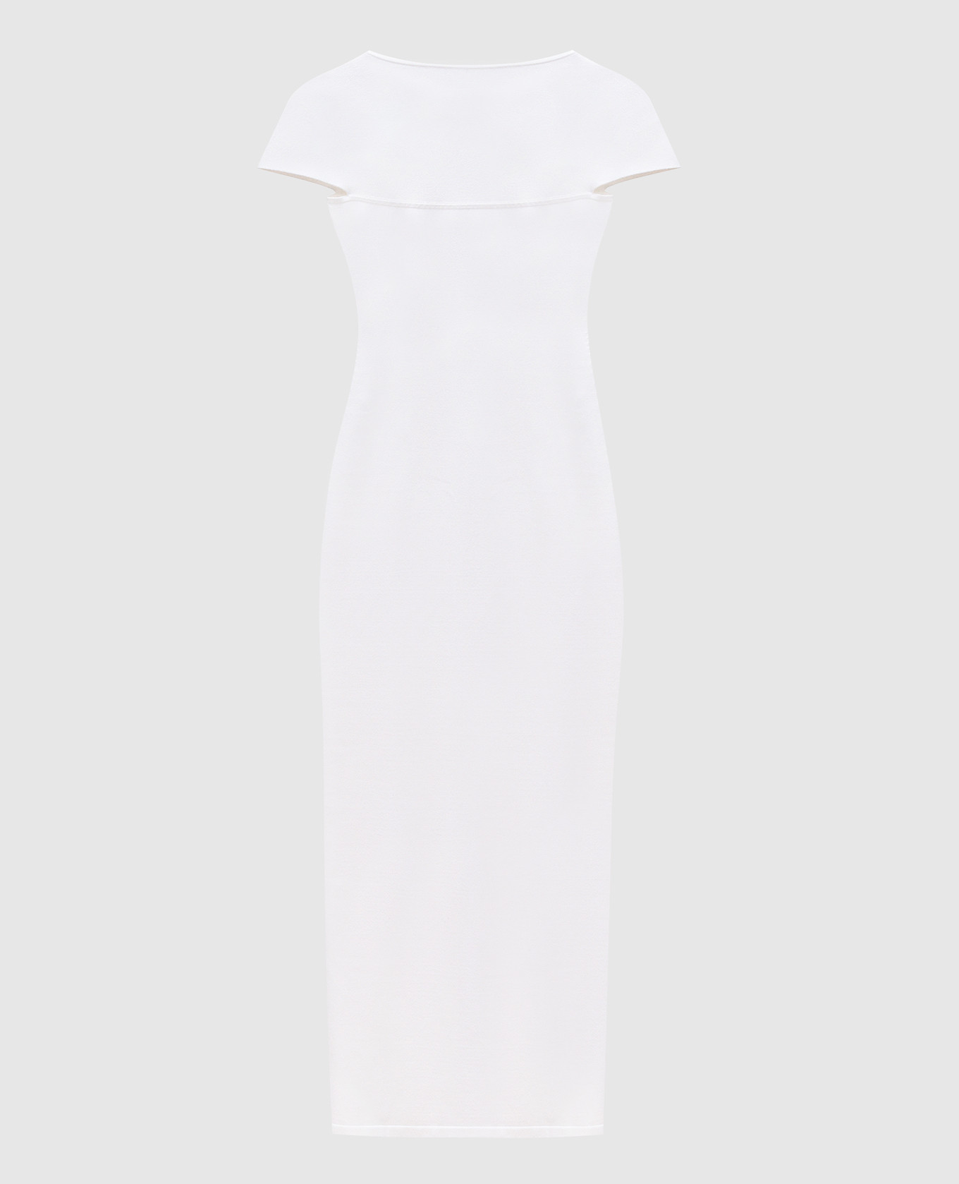 

Basile white dress with slit Khaite
