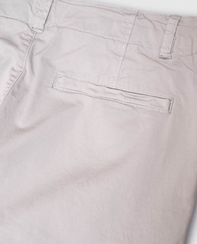 C.P. Company Children's gray cargo pants with logo CNP004LRC051015
