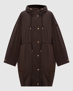 Moncler Khaki parka with down vest K20931C00006598P6