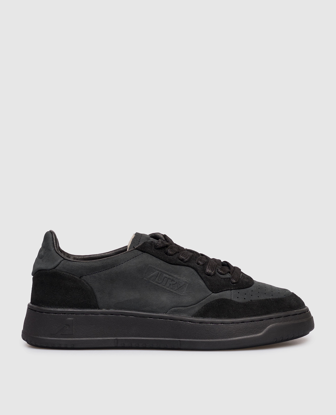 Medalist black nubuck sneakers with logo AUTRY