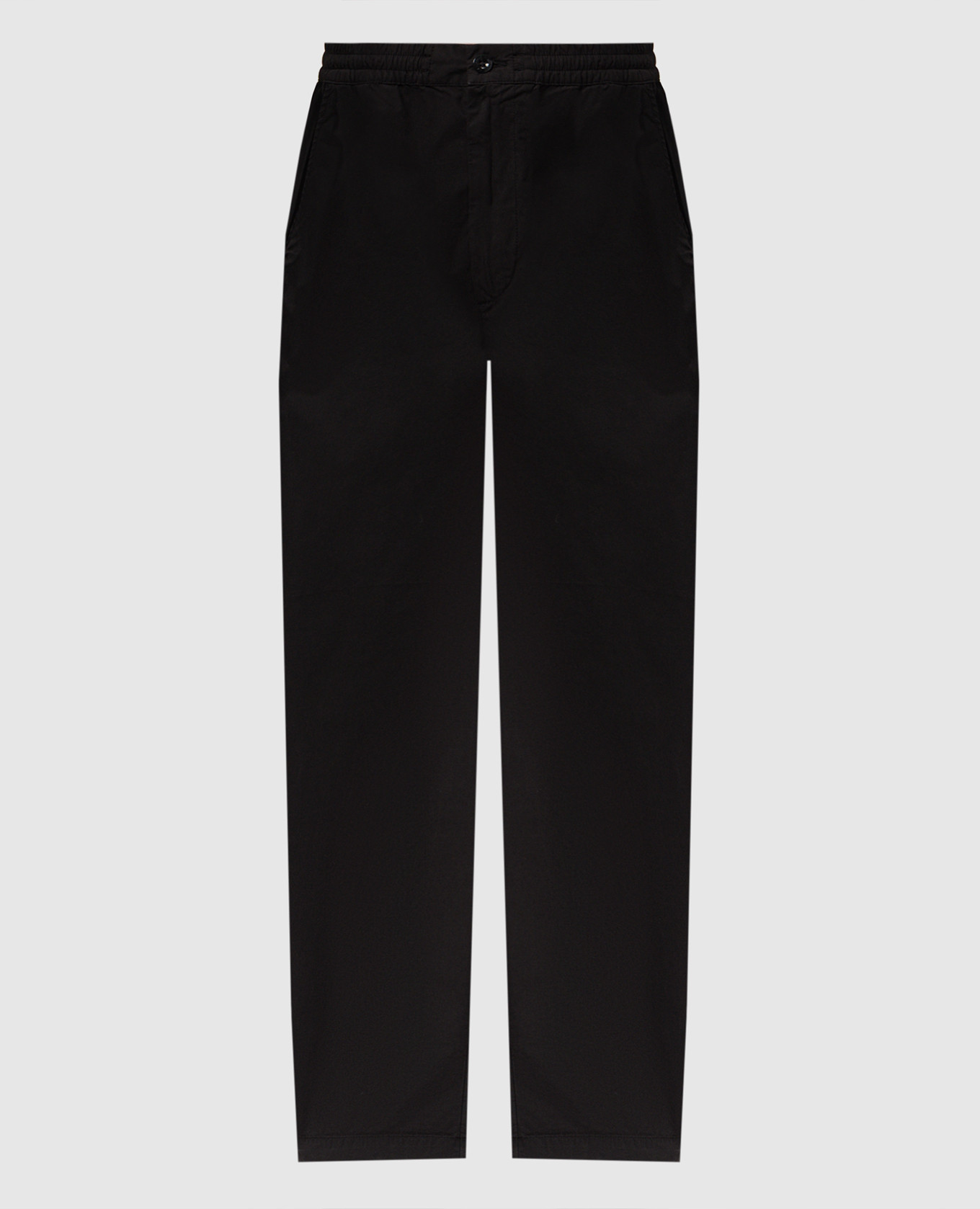 Black pants with logo patch C.P. Company