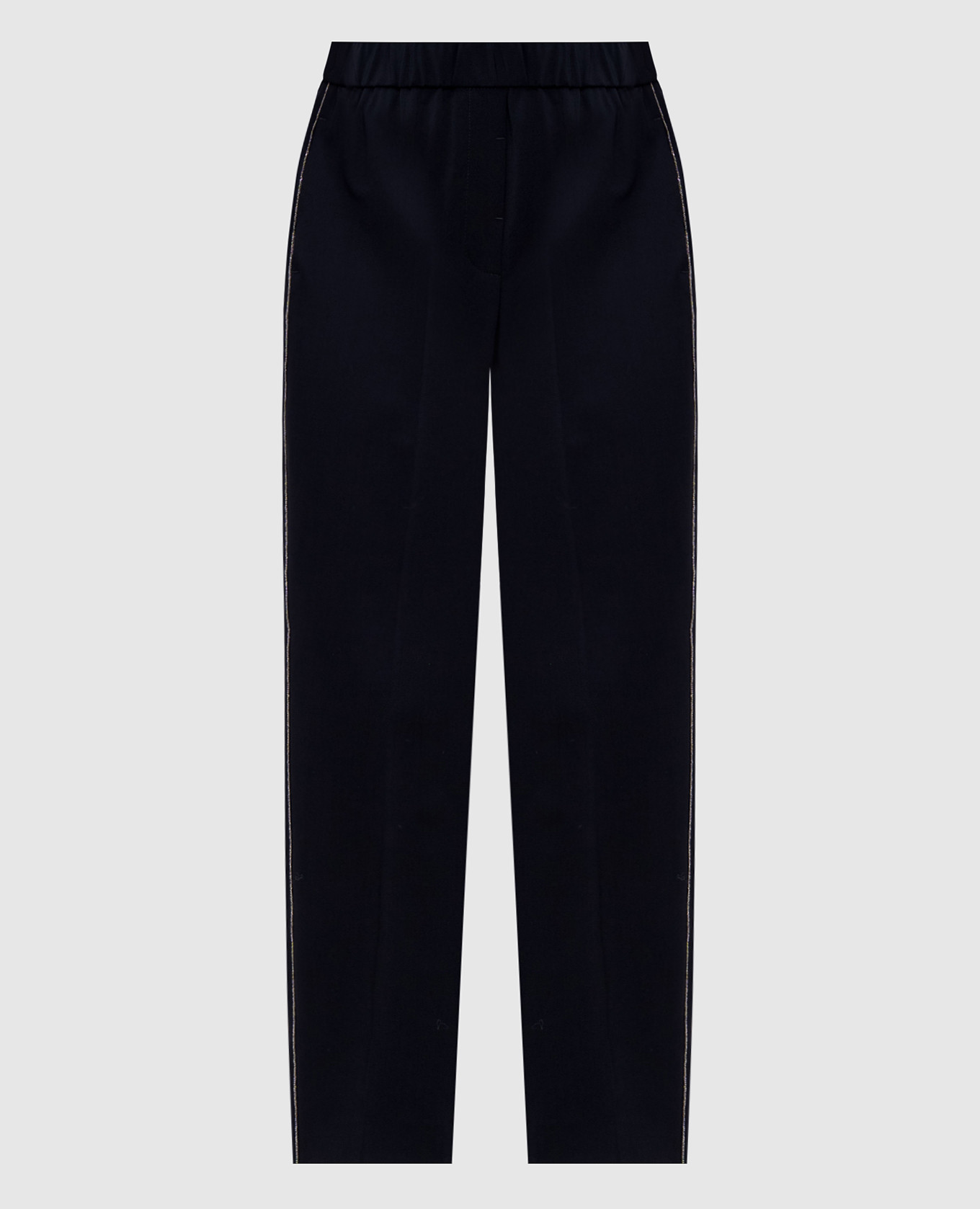 Blue wool pants Peserico