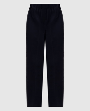 Peserico Blue wool pants A0457202008