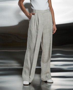 Rohe Gray pants with linen 41030069