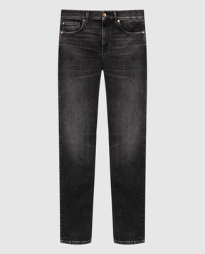 Versace Medusa Rock slim jeans in gray 10194611A15048