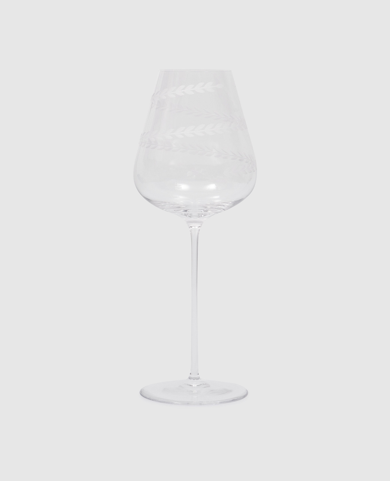 

A set of glasses with a floral pattern Stefano Ricci, Transparent