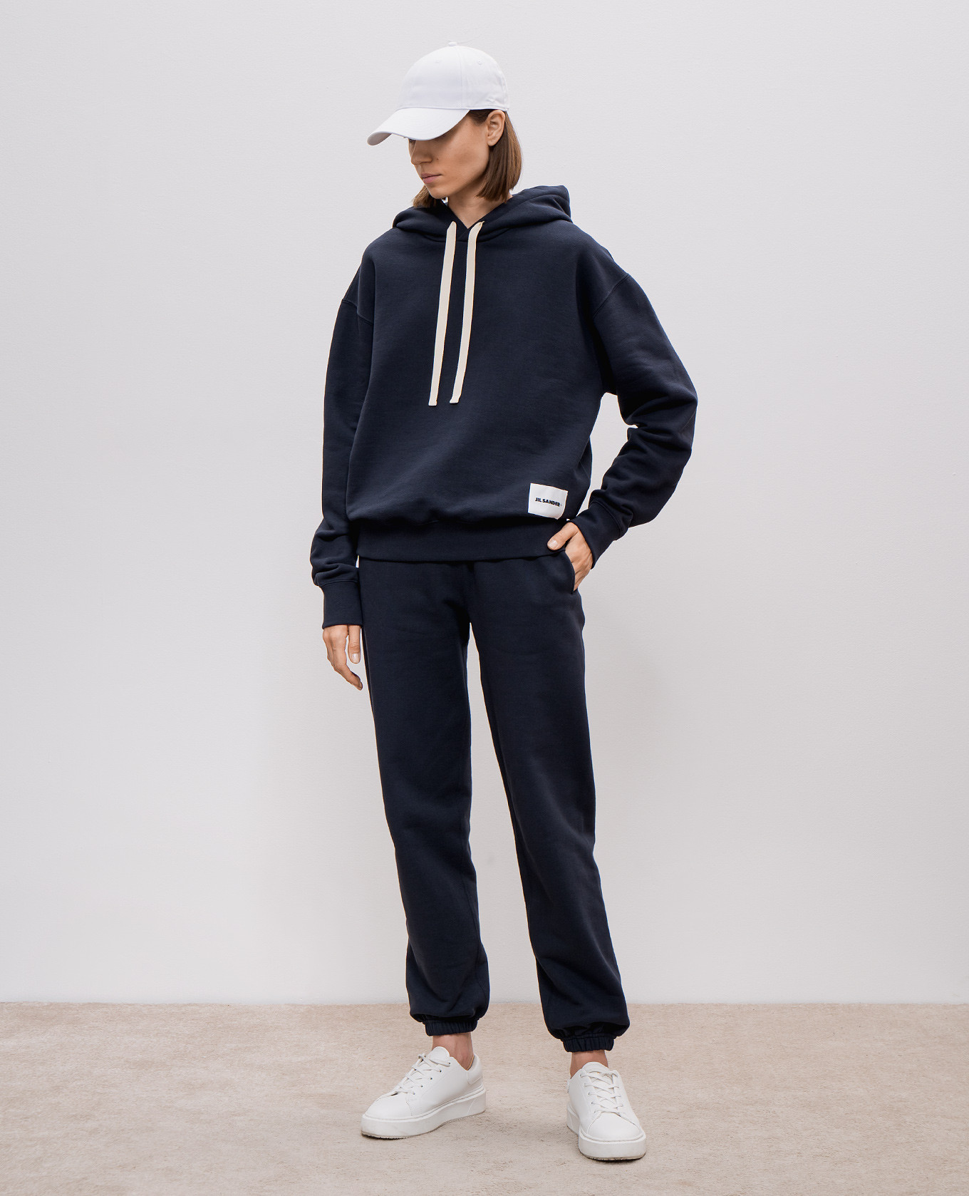 

Blue logo joggers Jil Sander