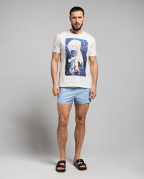 Vilebrequin Blue swimming shorts MANH9E00