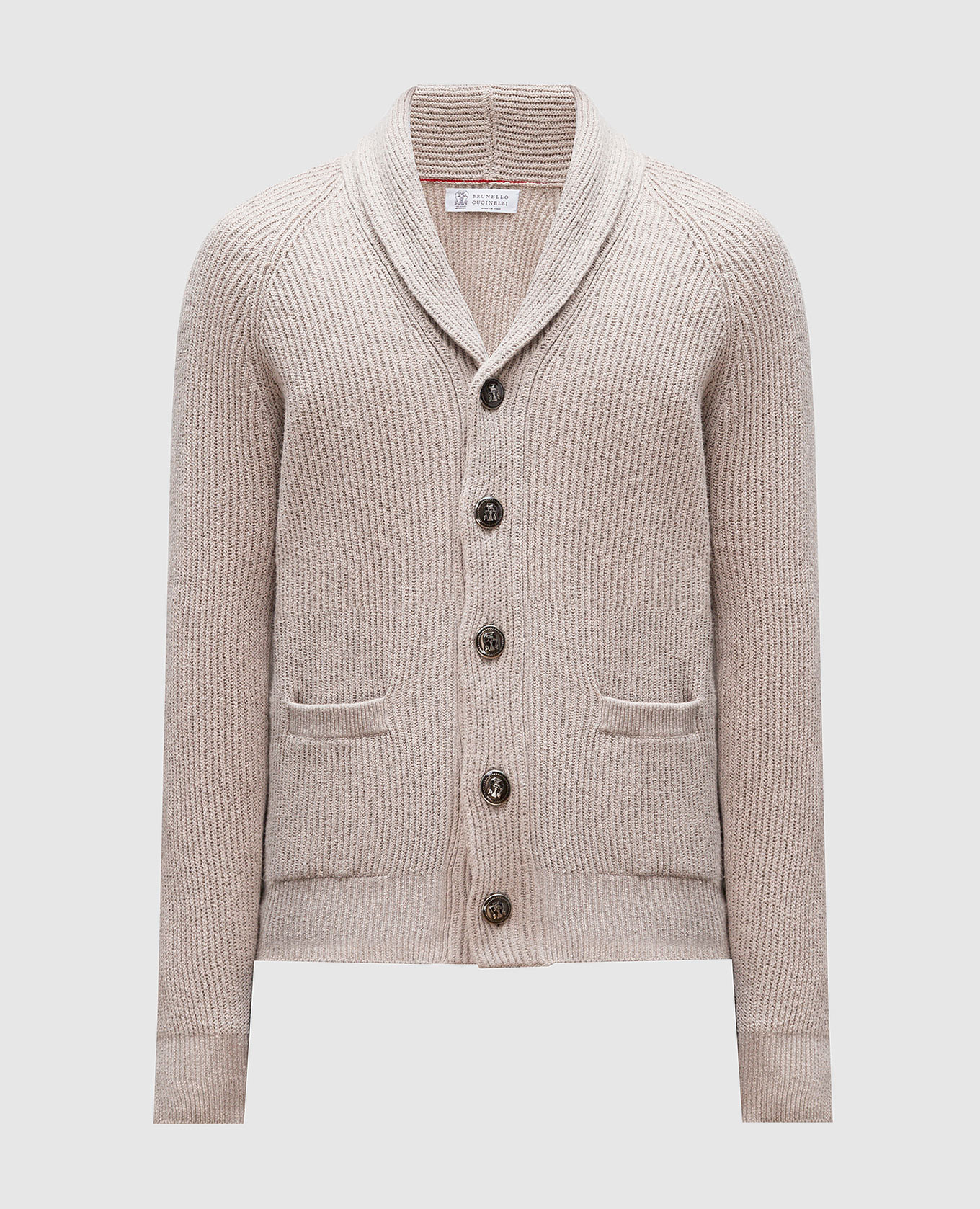 

Beige cardigan Malfilé Brunello Cucinelli