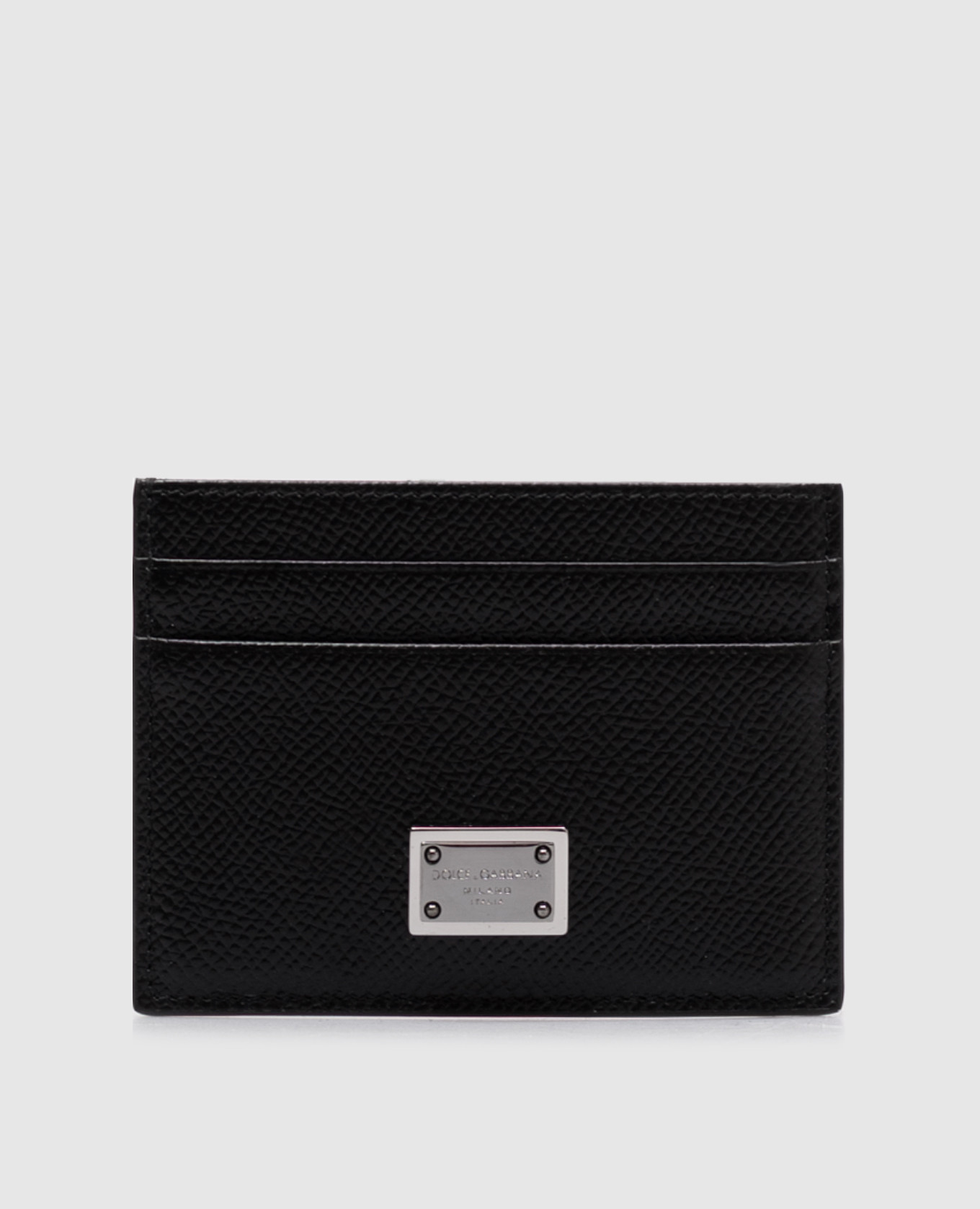 

Black leather cardholder with logo Dolce&Gabbana