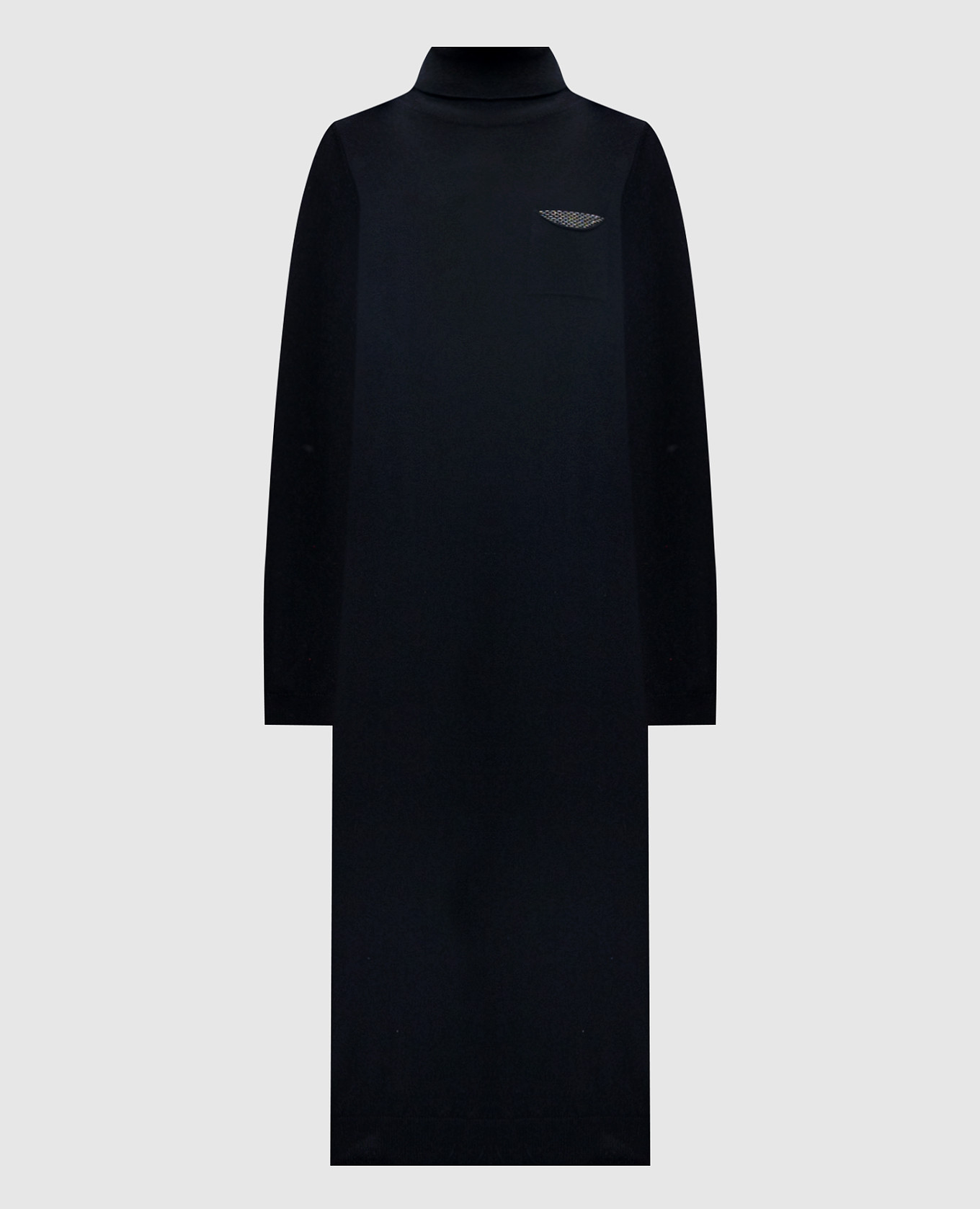

Black dress made of wool, silk and cashmere Peserico