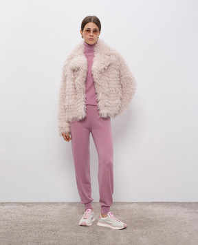 Allude Pink cashmere sweatpants 25511117