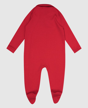 Story Loris Children's red overalls with an application in the form of hearts 63393