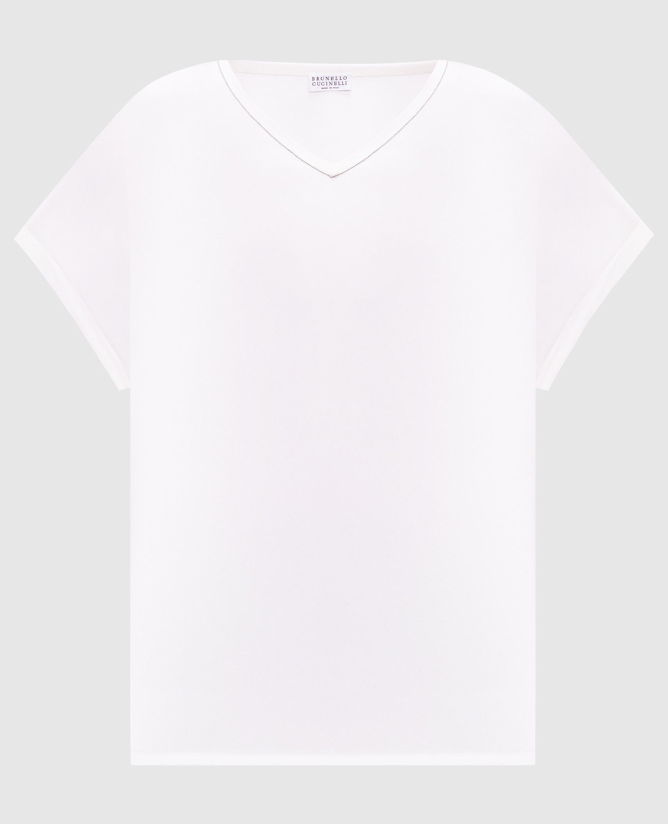 

White silk top Brunello Cucinelli