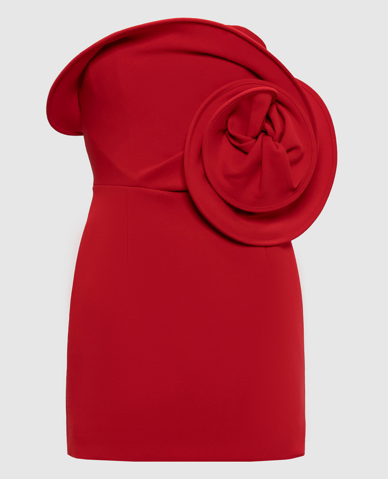 

Red wool mini dress with appliqué Magda Butrym
