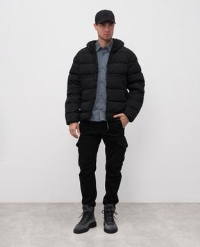 C.P. Company Black cargo with logo patch MPA730A005529G