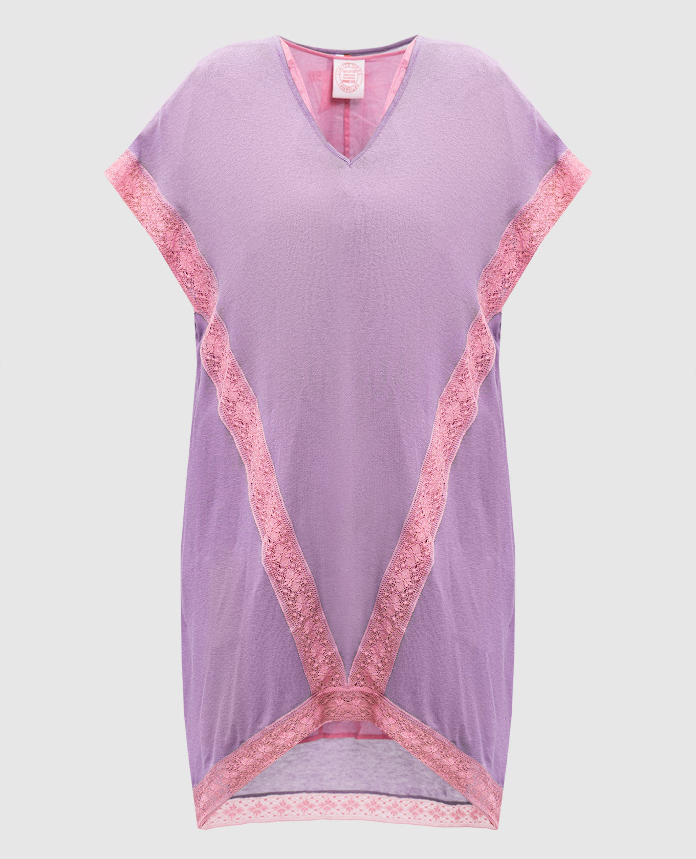 

Purple top with lace BP56, Violet
