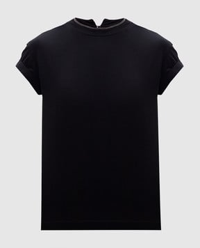 Brunello Cucinelli T-shirts for women (black color_ | Shop