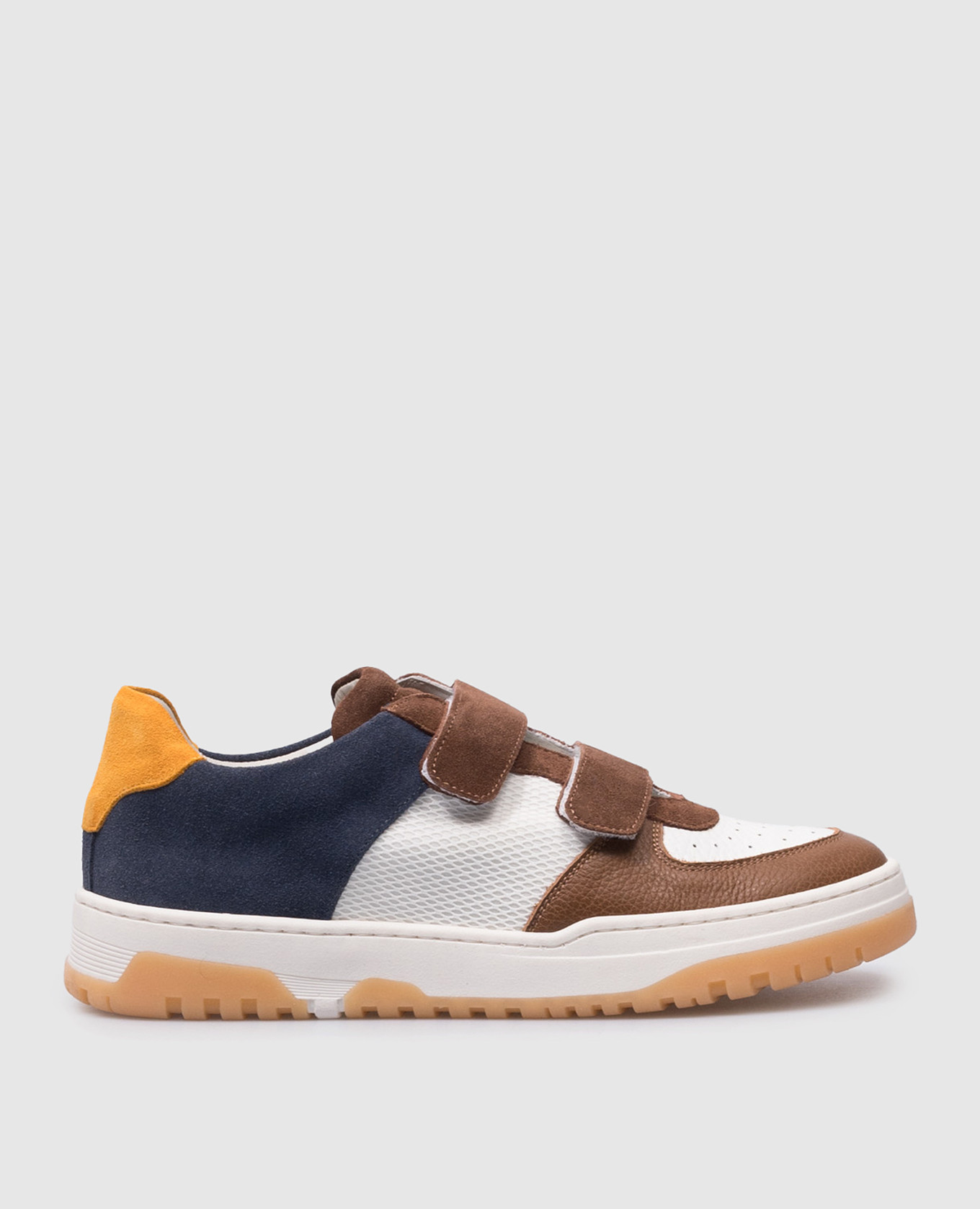 

Children's brown combined sneakers Zecchino D'oro