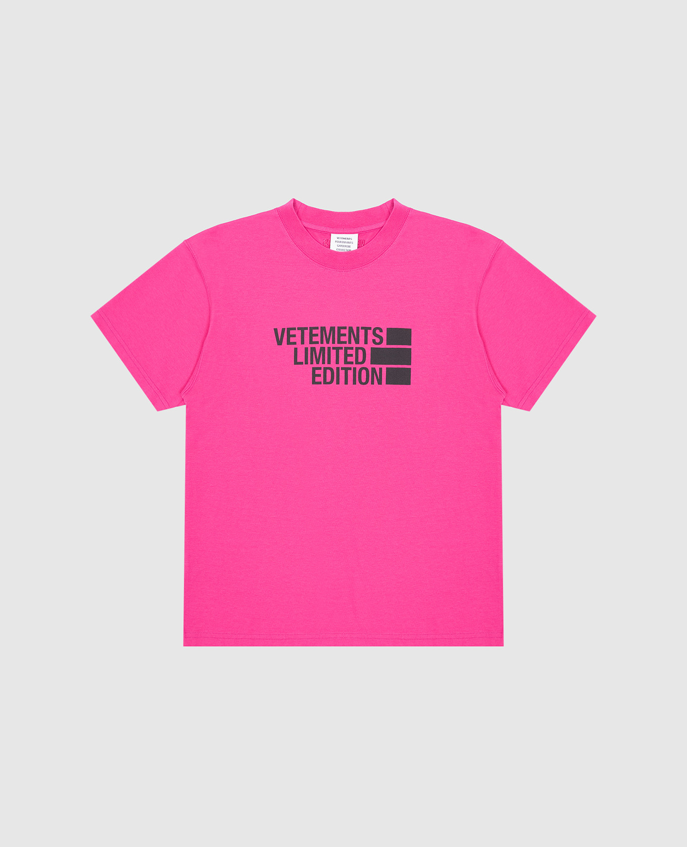 

Children's pink t-shirt with logo Vetements