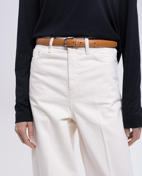 Toteme Brown leather belt 233812613