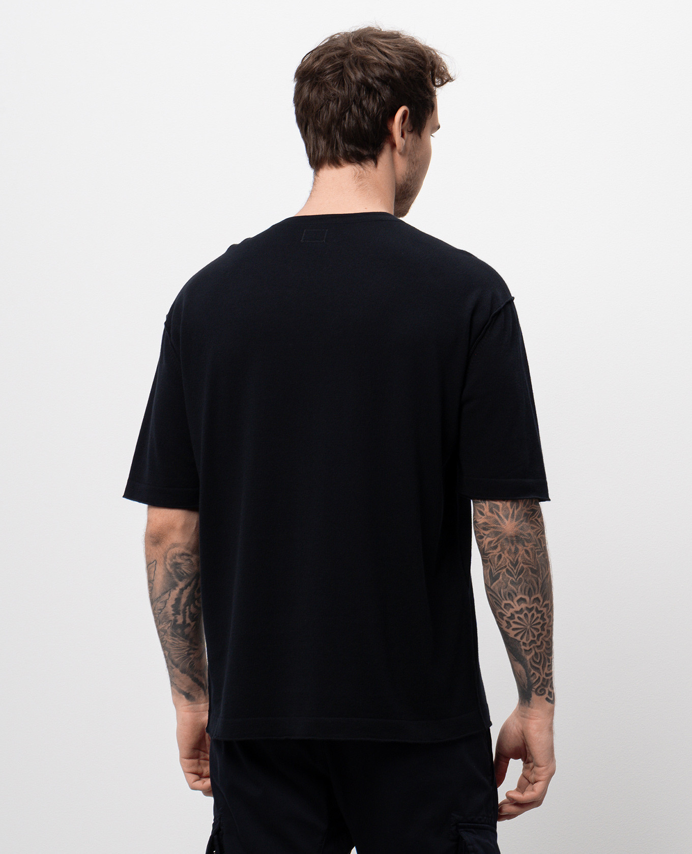 

Blue T-shirt with inside-out effect C.P. Company