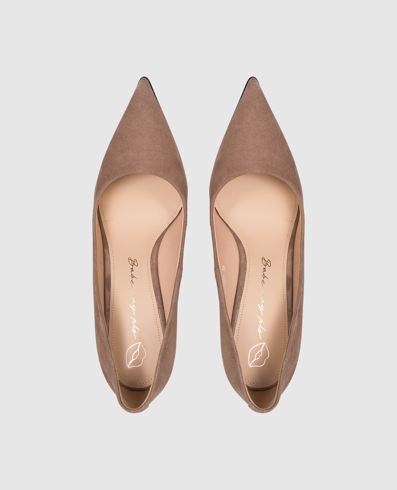 

Beige suede shoes Babe Pay Pls