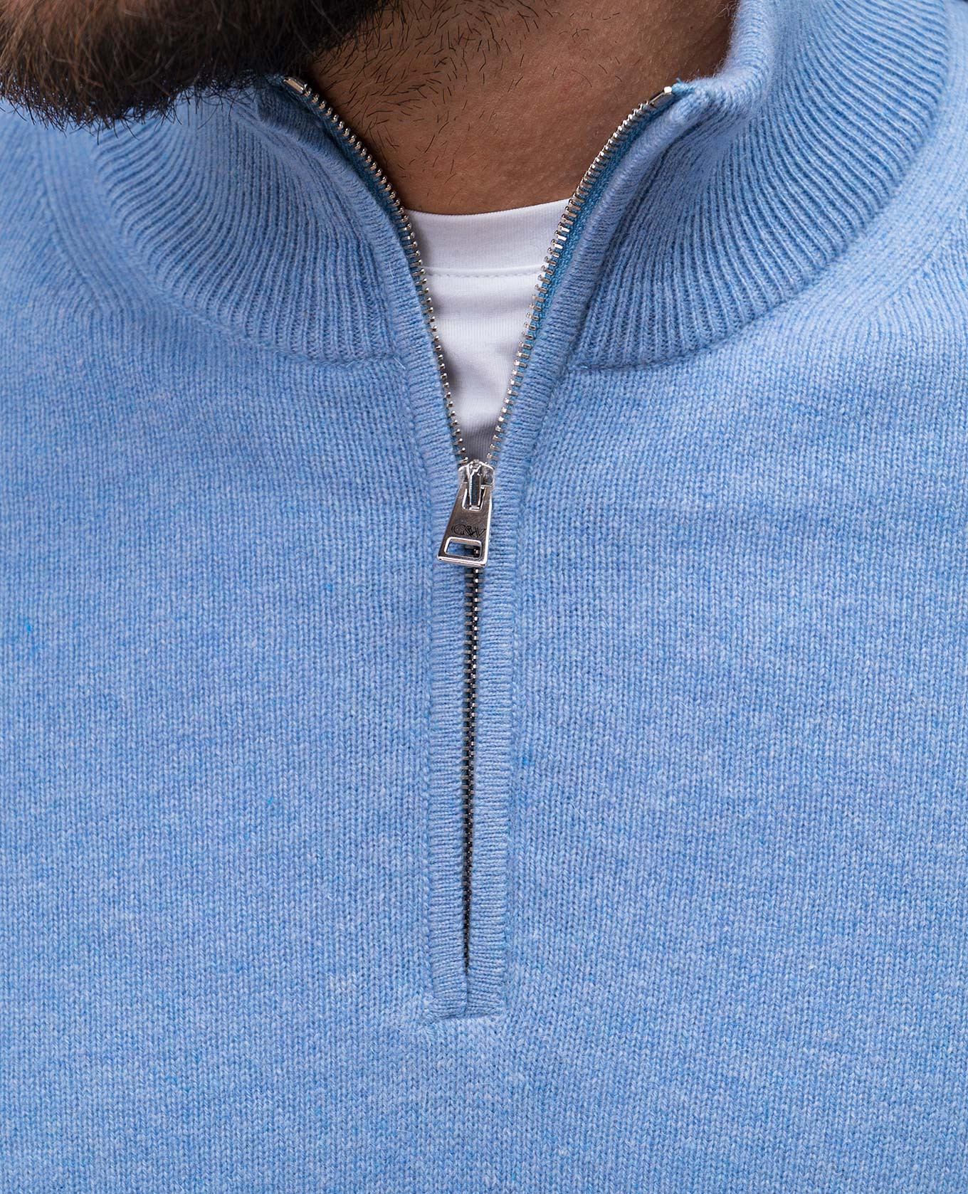 Blue cashmere jumper Cashmere&Whiskey 5