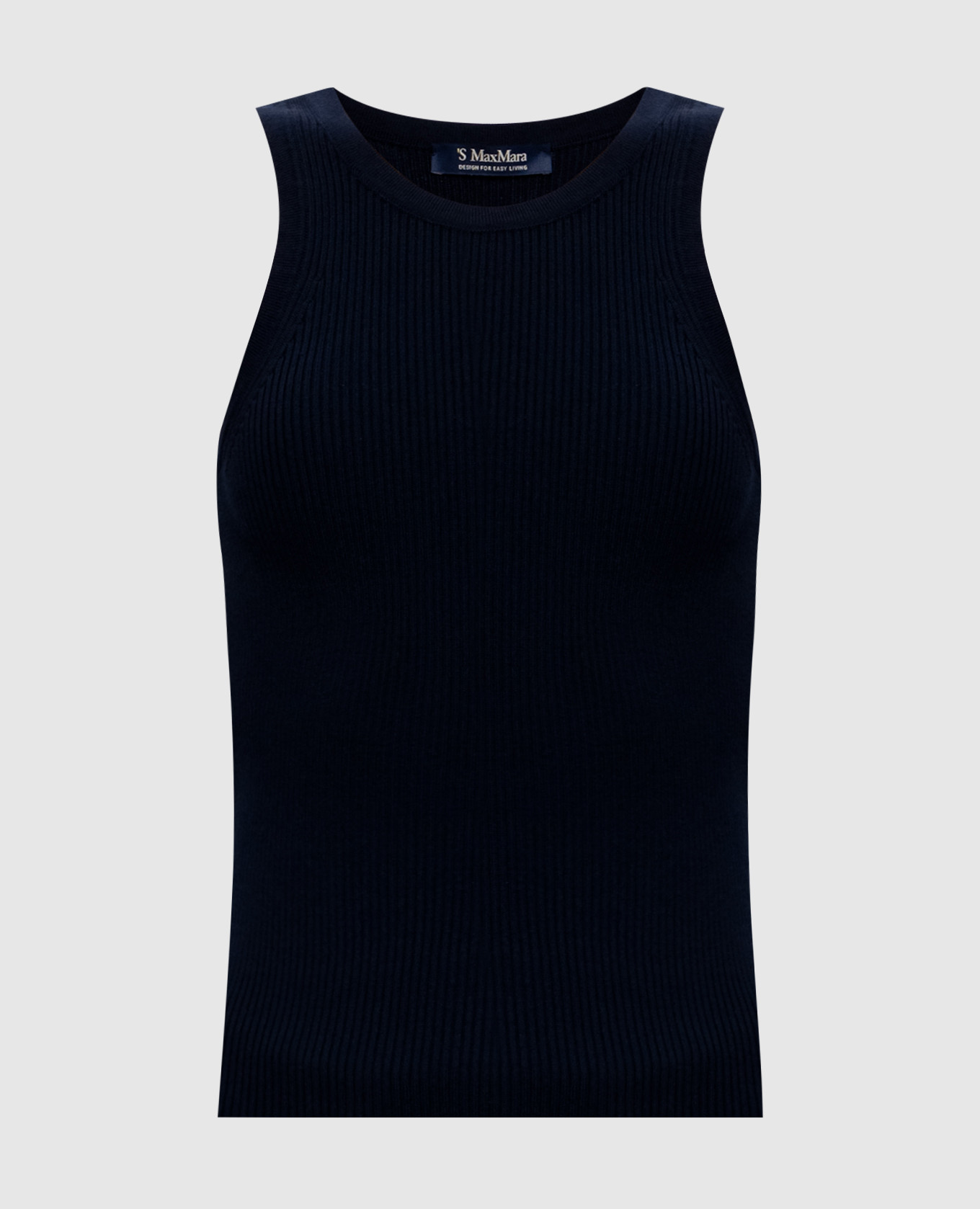Blue ribbed top AMBURGO Max Mara