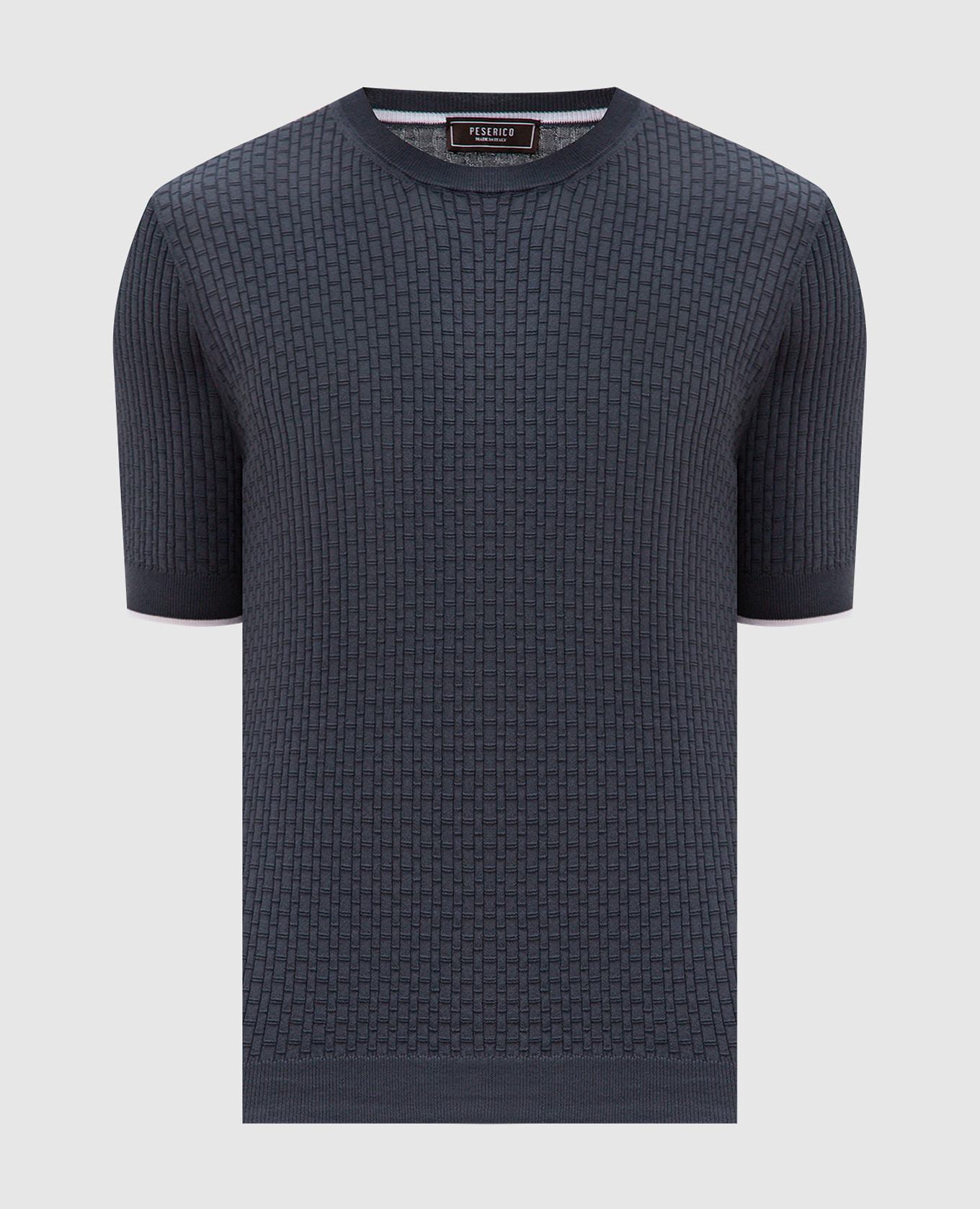 

Gray T-shirt with a pattern Peserico, Grey