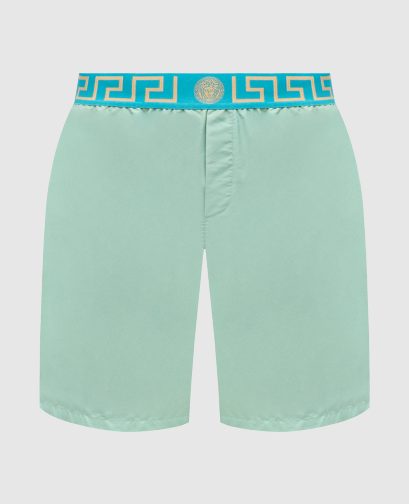 

Greca Green Swim Shorts Versace
