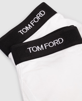Tom Ford Set of white boxer briefs with logo T4XC31410