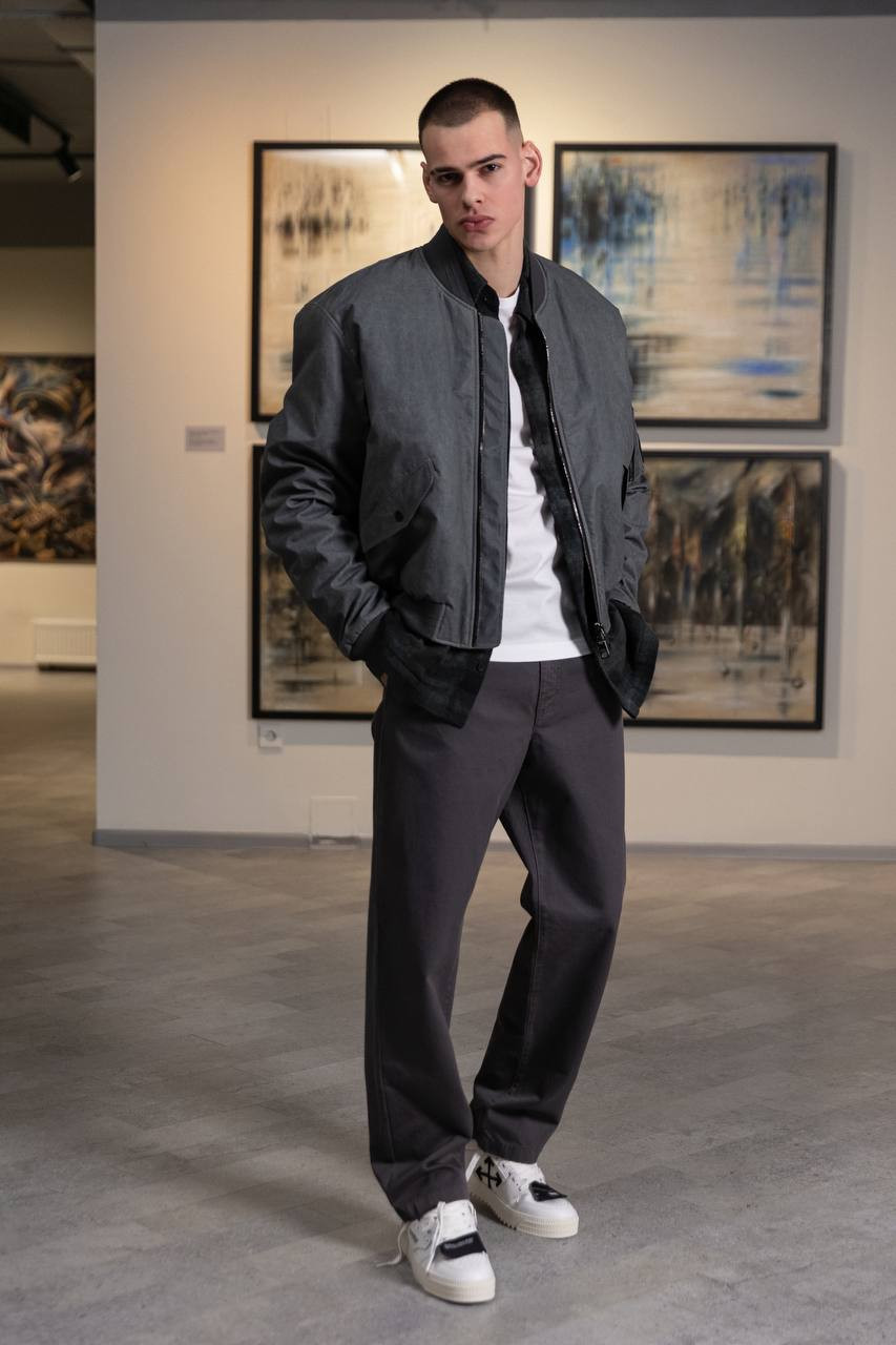 

Gray pants with logo patch Dolce&Gabbana, Grey