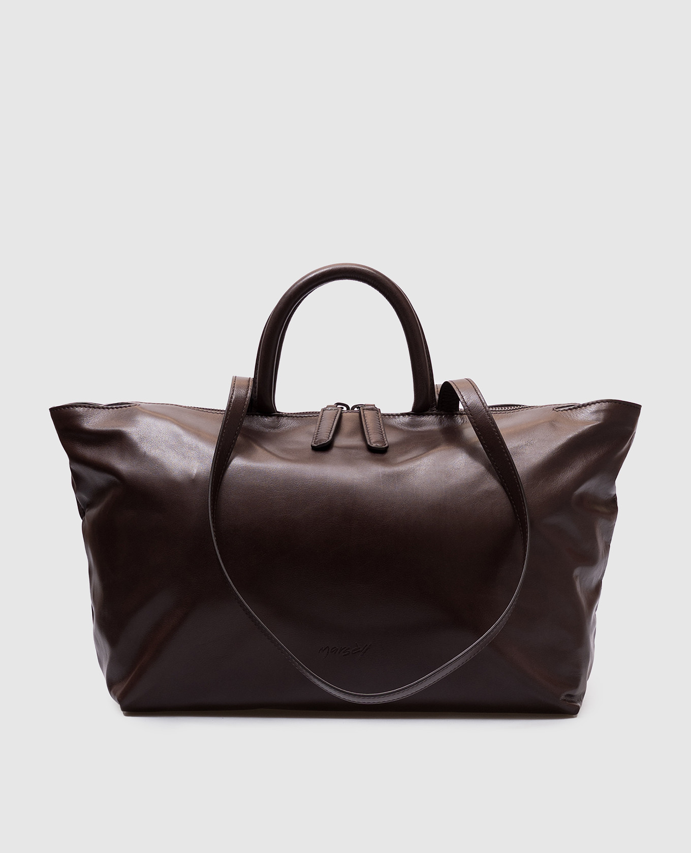 

Brown leather tote bag 4 Dritta Marsell