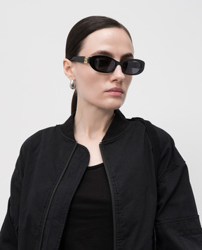 Givenchy Black sunglasses with metal emblem GV40094I