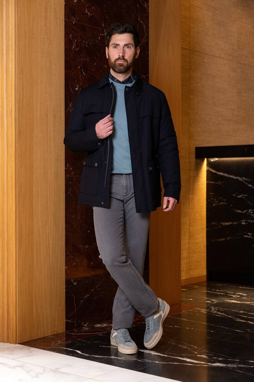 

Blue jumper Canali, Light blue