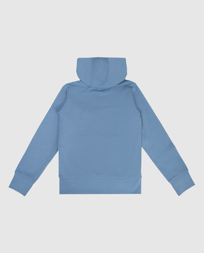 Moncler ENFANT Children's blue hoodie with logo K29548G00017899PS810