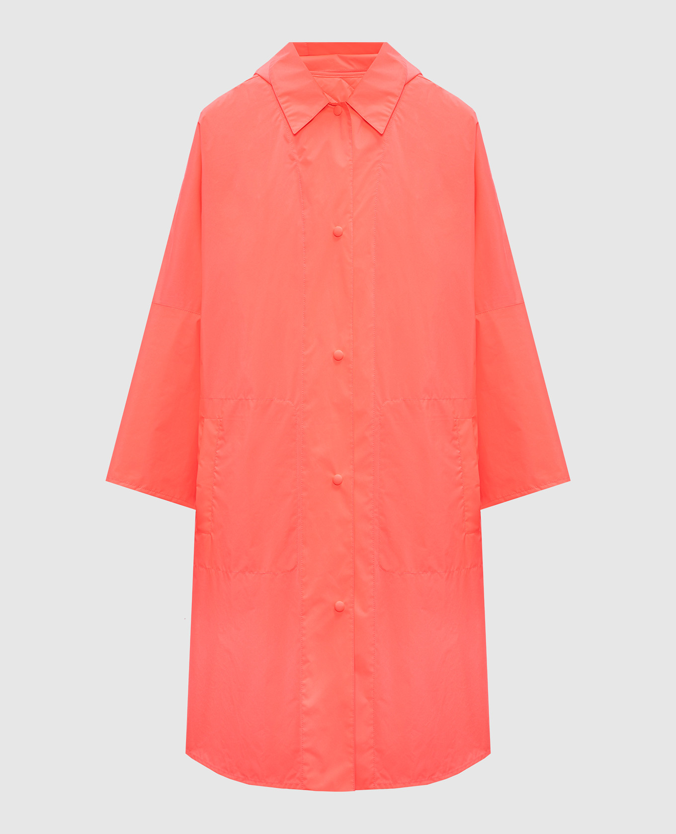 

Pink double-layered raincoat Yves Salomon Army