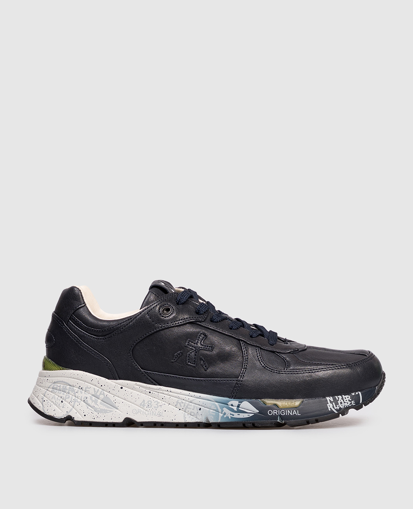 Blue leather sneakers MASE Premiata