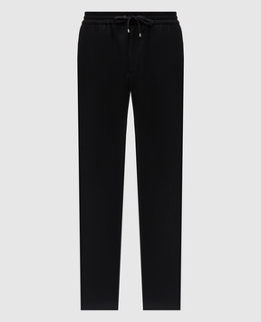 Agnona Black wool pants T710U6YU1142