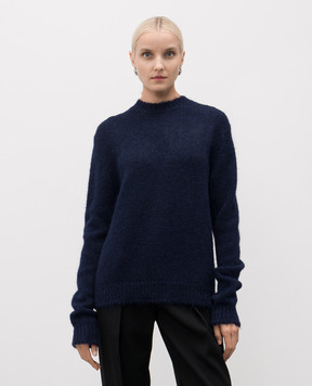 Jil Sander Blue alpaca wool sweater J53GP0012J14523