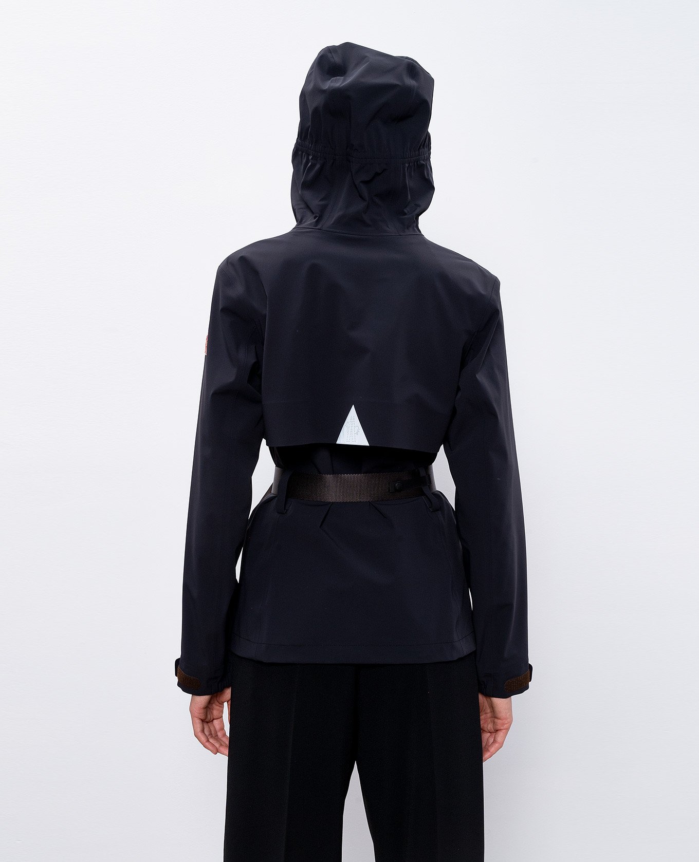 

Black Shell Windbreaker with logo Moncler Grenoble