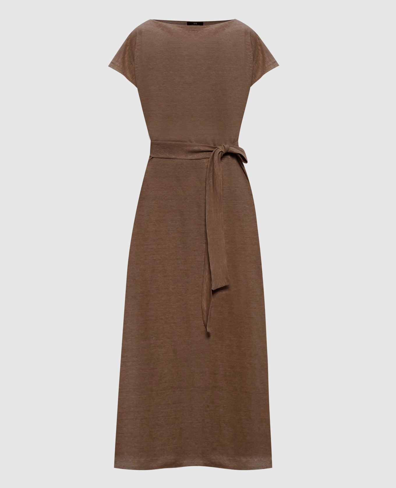 

Brown linen dress Enrico Mandelli