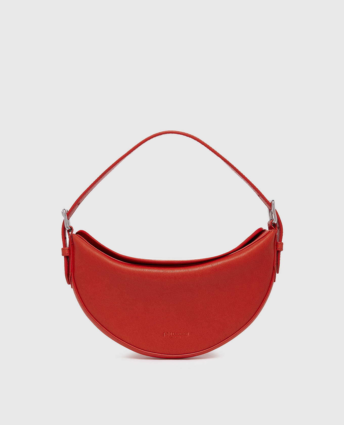 

Red Gondola leather bag with logo J&M DAVIDSON