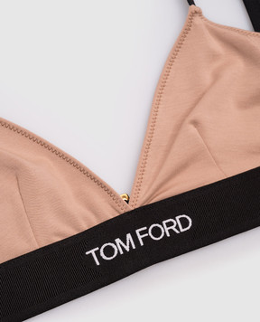 Tom Ford Beige bodice with logo BRJ009JEX011